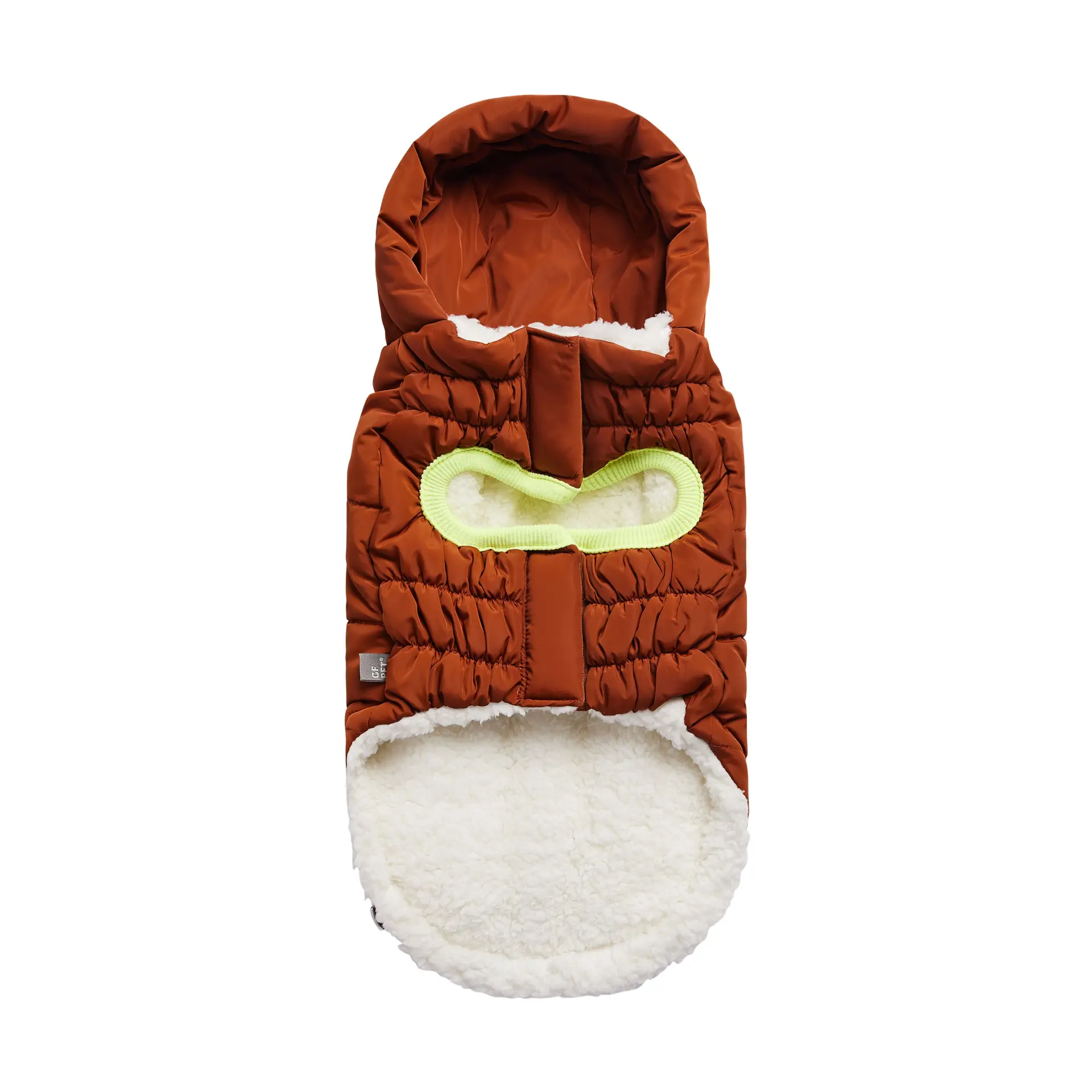 GF PET Elasto-FIT Puff Parka - Hazel Brown - Image 3