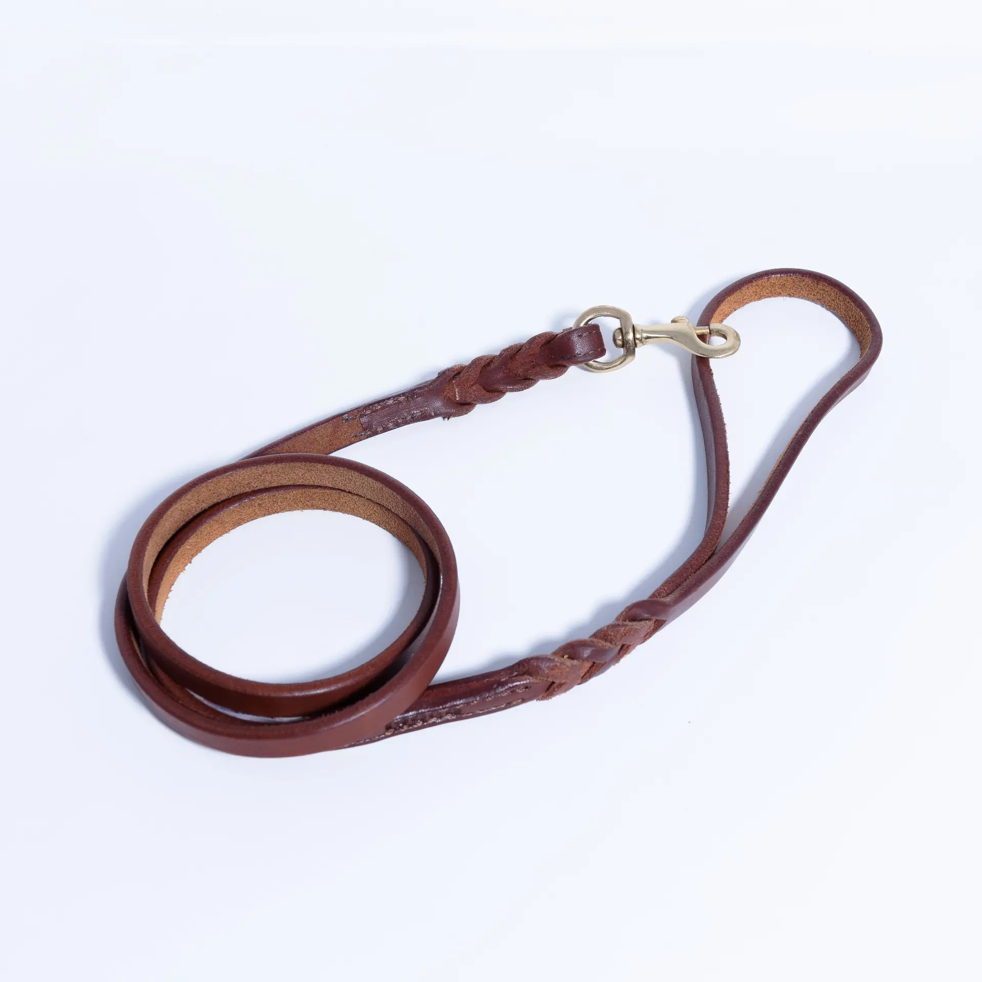 Harness Leather Braided Leash - Image 46