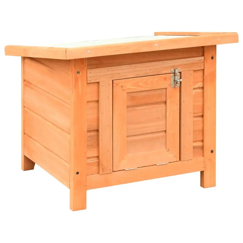vidaXL Pine & Fir Cat Shelter - Indoor/Outdoor - Image 6
