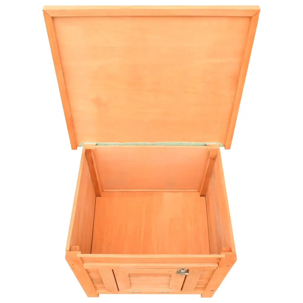 vidaXL Pine & Fir Cat Shelter - Indoor/Outdoor - Image 9