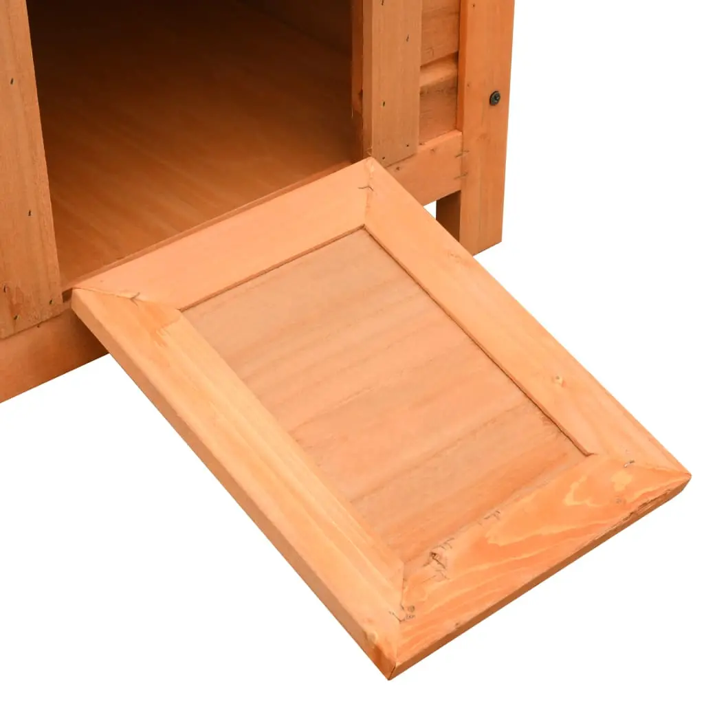 vidaXL Pine & Fir Cat Shelter - Indoor/Outdoor - Image 10