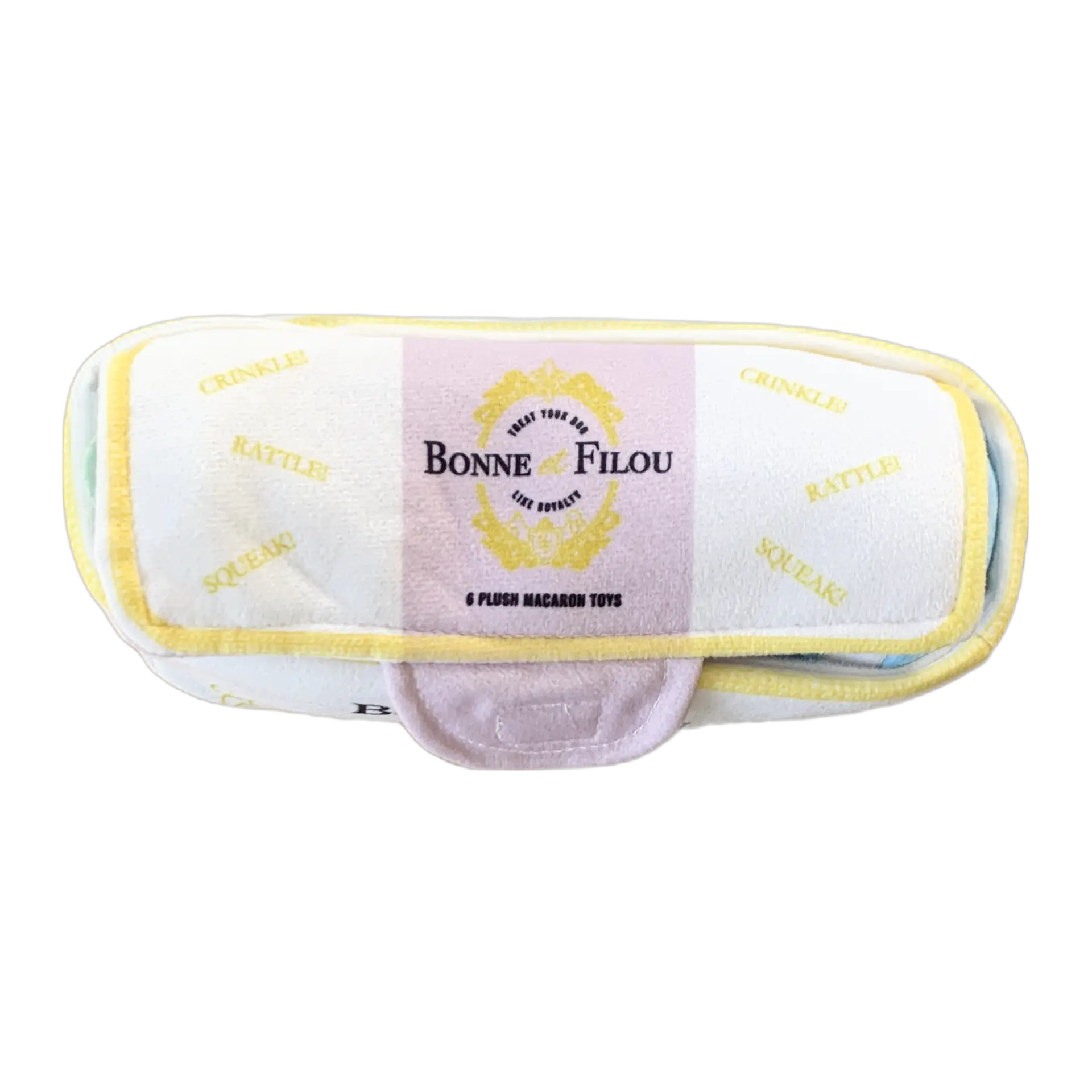 Squeaky Plush Macaron Dog Toy - Multi-Pack - Image 6