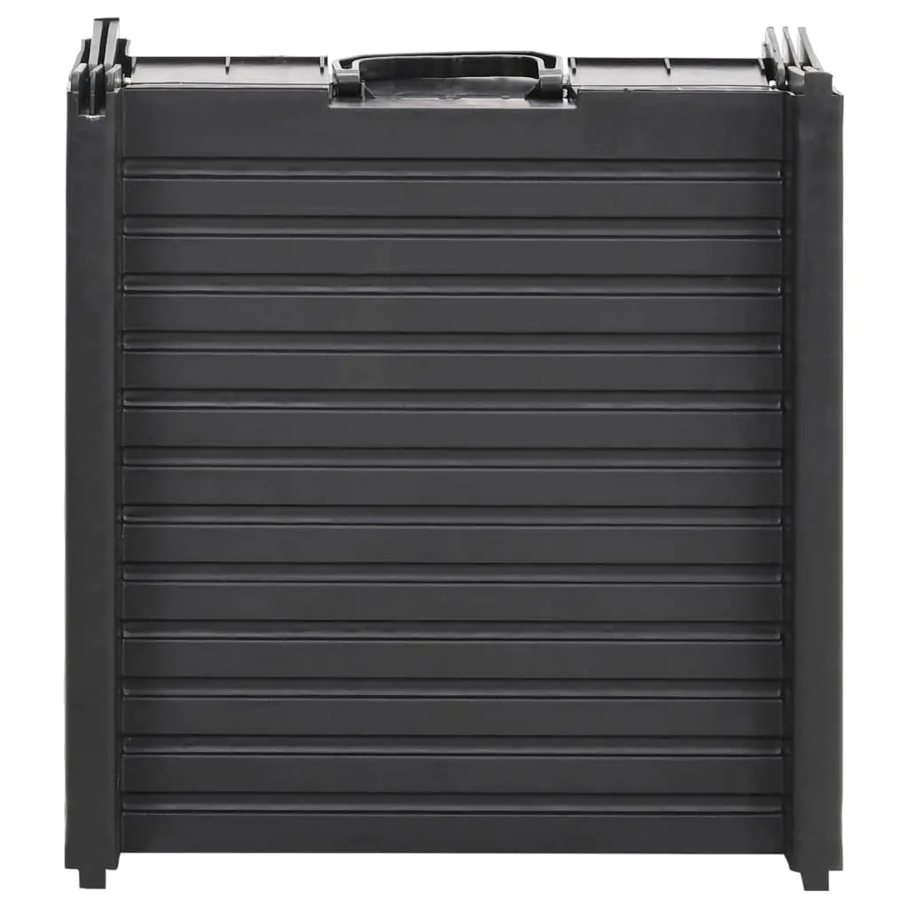 vidaXL Plastic Folding Dog Ramp - Black - Image 7
