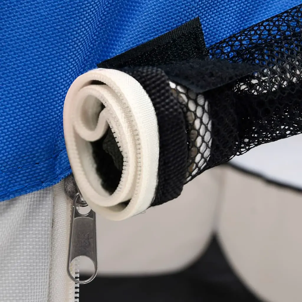 Medium Foldable Pet Playpen - Blue - Image 5