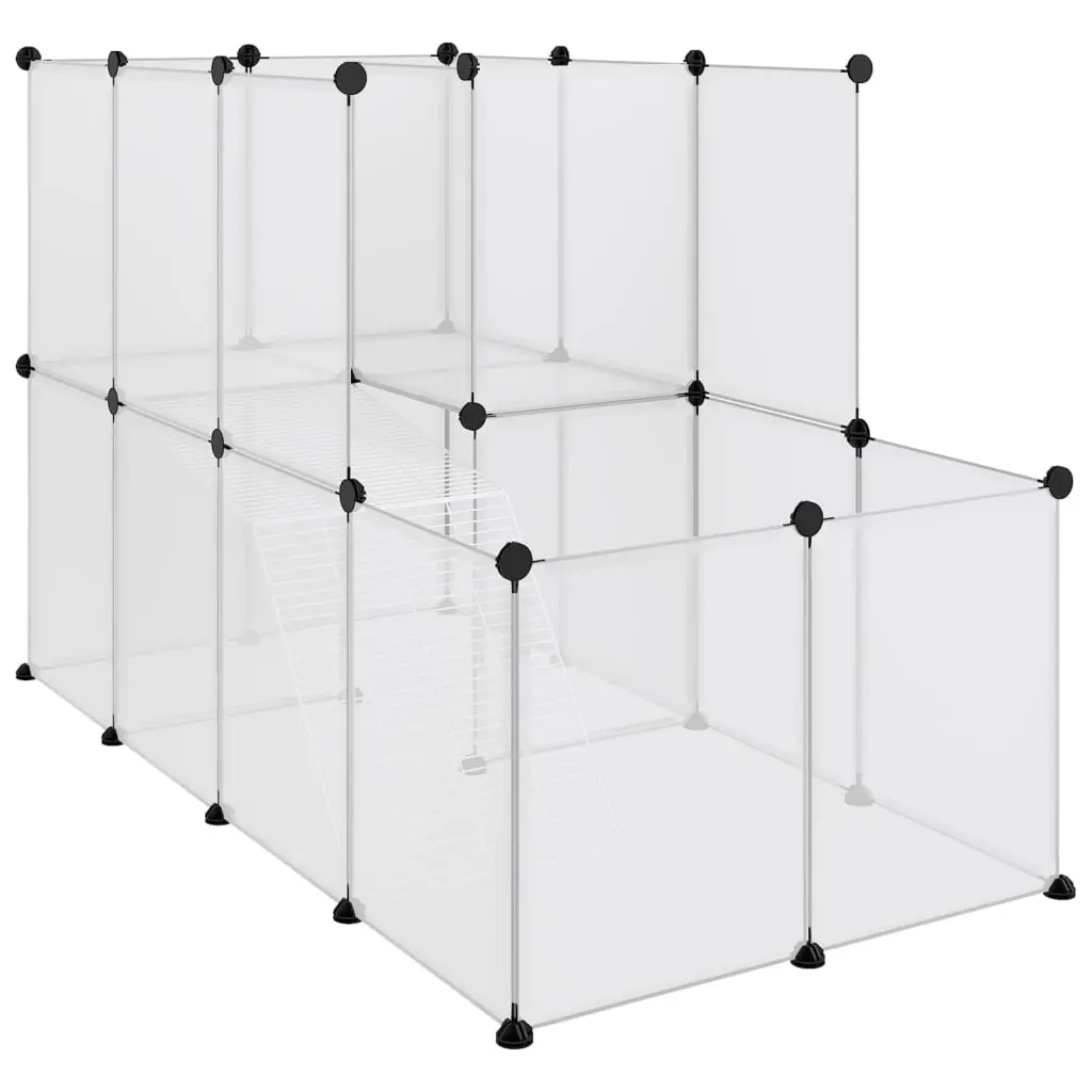 vidaXL Transparent Small Animal Cage - 55.9" x 29.1" x 36.6" - Image 2