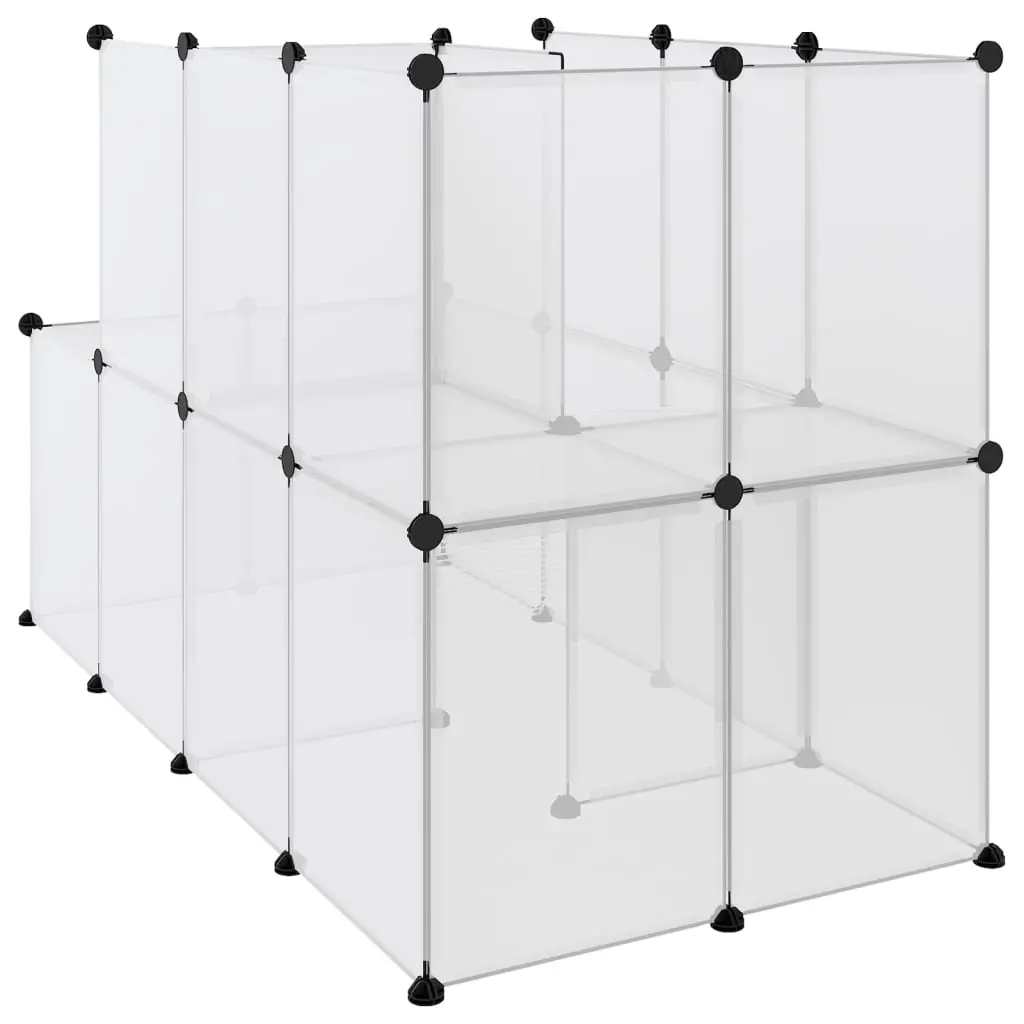 vidaXL Transparent Small Animal Cage - 55.9" x 29.1" x 36.6" - Image 5