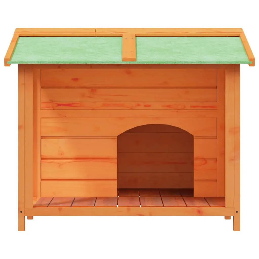 vidaXL Dog House Solid Wood Pine - Brown - Image 3