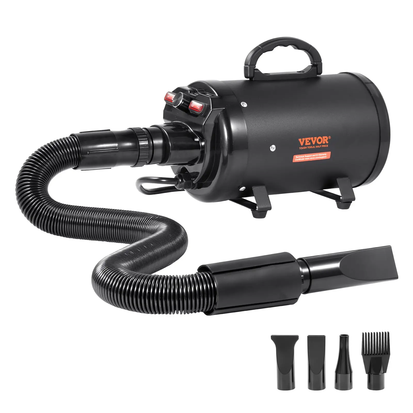 VEVOR Dog Dryer, 2800W/4.3HP Pet Grooming Dryer (Black) - Image 18