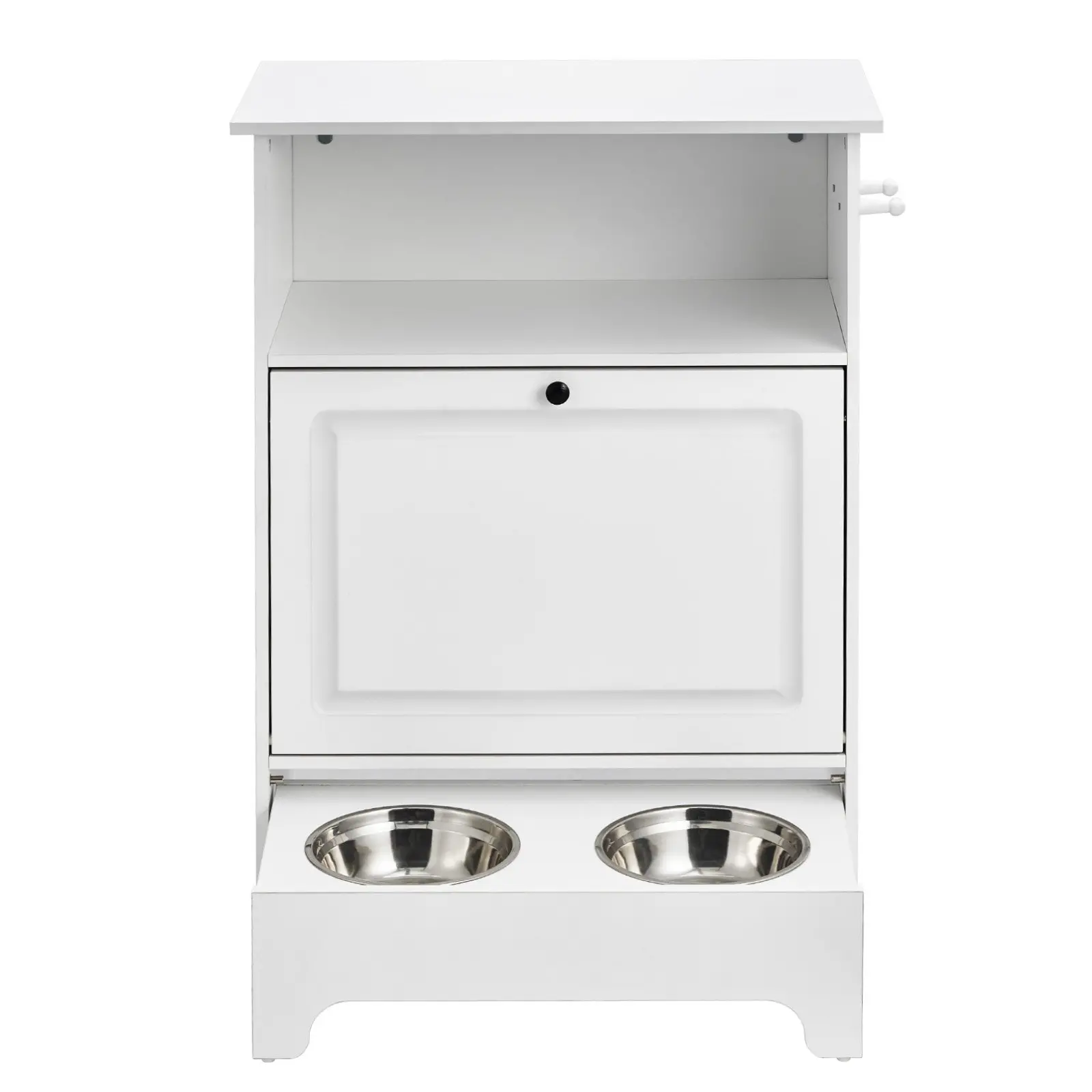 Pet Feeding Station with Storage Cabinet - Image 8