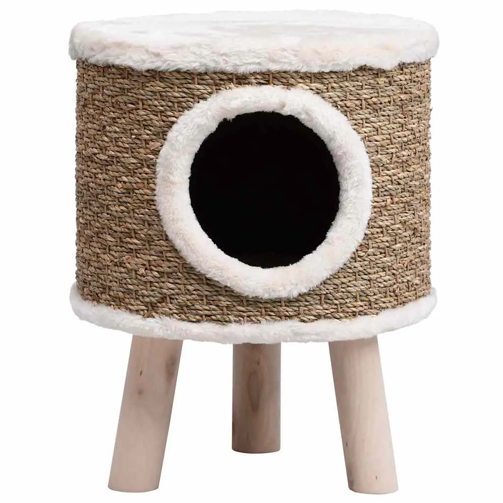 Seagrass and Plush Cat House - Image 3