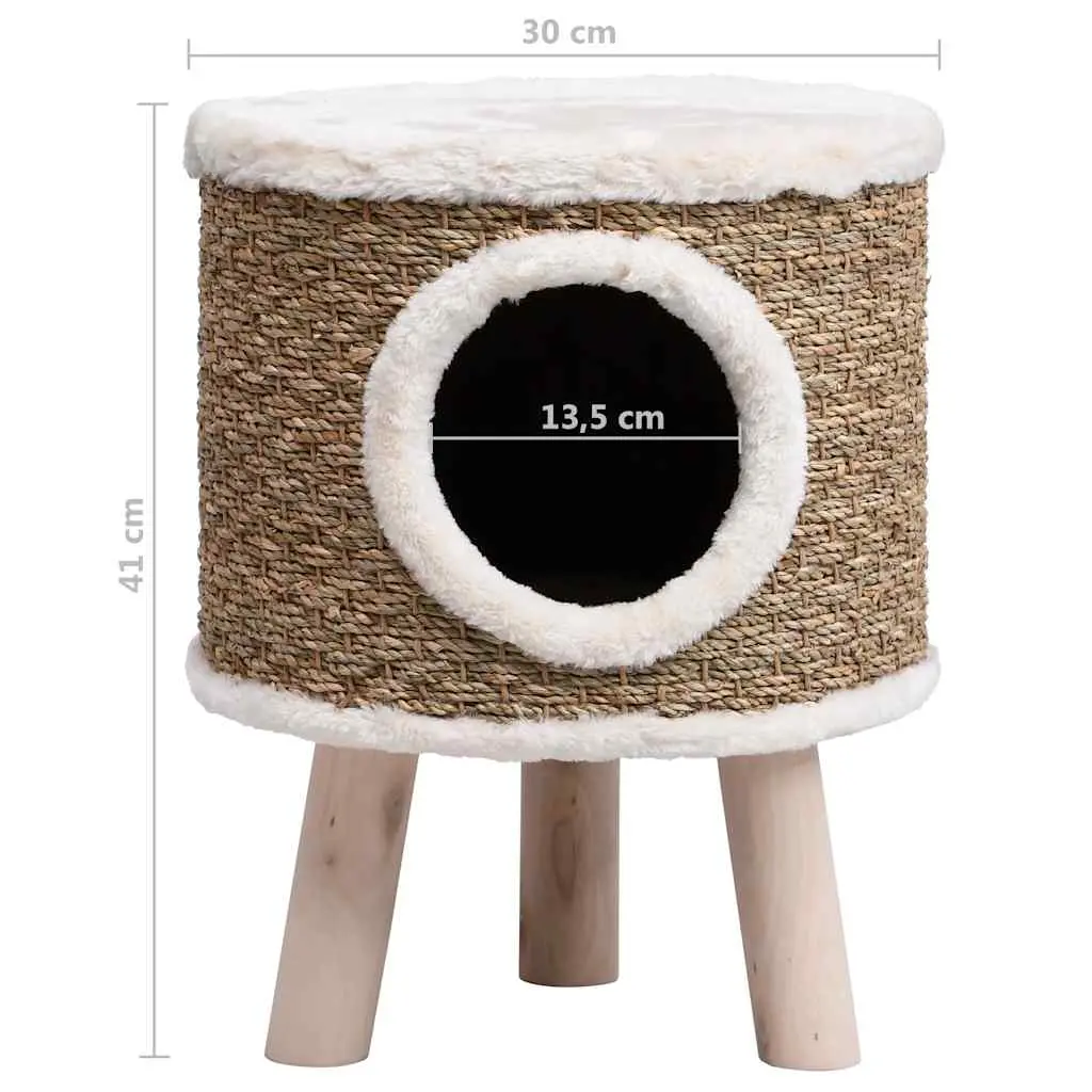 Seagrass and Plush Cat House - Image 8