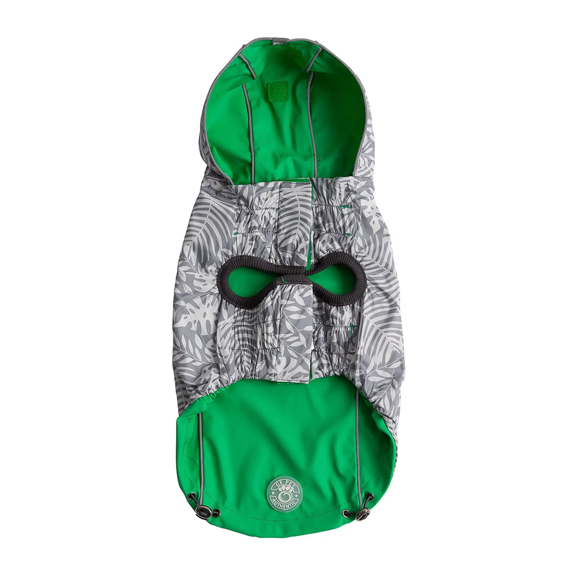 Reversible Elasto-Fit Raincoat - Green - Image 4